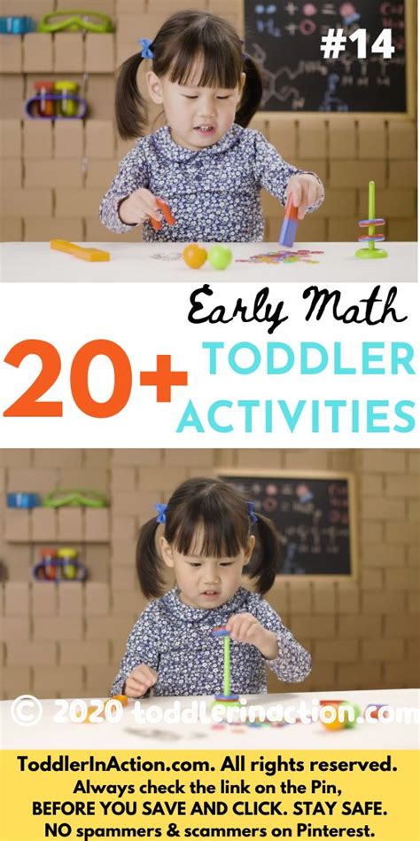 20+ Easy Math Learning Activities at Home, Toddler, Kids & Preschool, 2