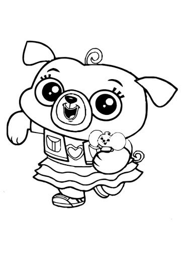 Chip And Potato Coloring Pages Coloring Home