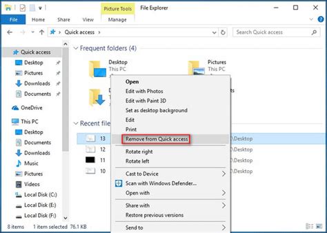 Files In Windows 10 Quick Access Missing How To Find Back