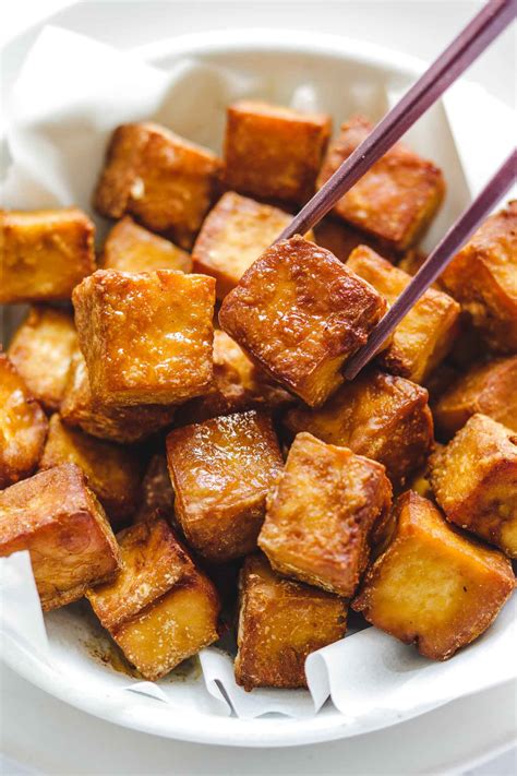 Quick And Easy Crispy Air Fried Tofu Okonomi Kitchen Recipe Fried