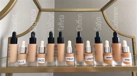 Touch Mineral Liquid Foundation Showing The New Foundation Colors