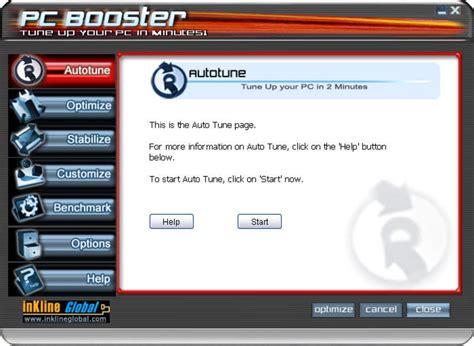 It also offers to set custom audio settings. PC Booster - Download