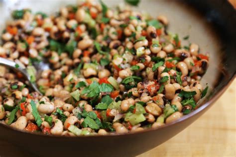 new year s day healthy black eyed pea salad with sherry vinaigrette kqed