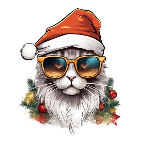 Creative Funny Cat Christmas Day T Shirt Design And Funny Cat Christmas