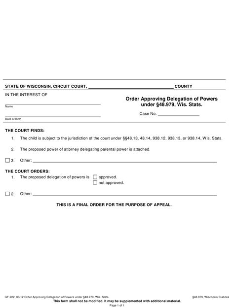 Form Gf 222 Fill Out Sign Online And Download Printable Pdf