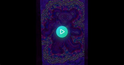 Grateful Dead Bear In Blacklight Album On Imgur