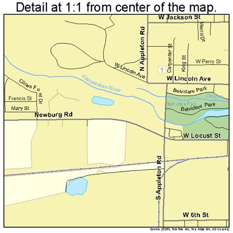 Belvidere Illinois Street Map 1705092