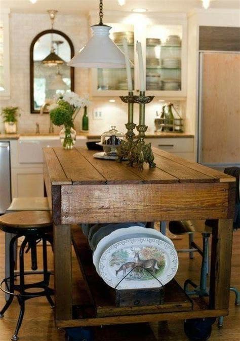 30 Antique Farmhouse Kitchen Island Decoomo