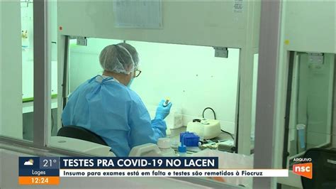 Insumo para testes de Covid 19 no Lacen está em falta denuncia