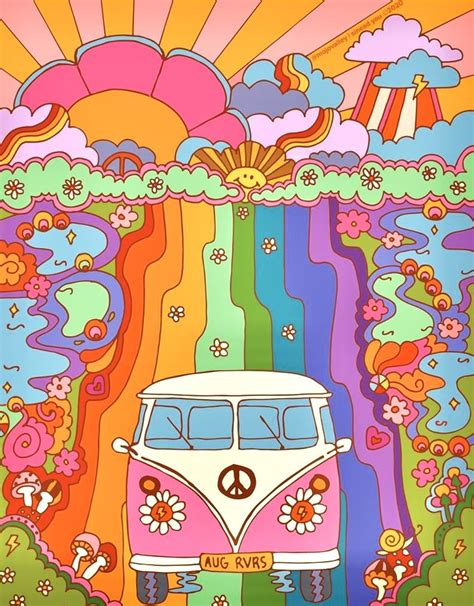 Mumeagency2 Hippie Painting Hippie Wallpaper Picture Collage Wall