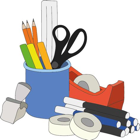 Stationery Office Supplies Clipart Png Download Full Size Clipart