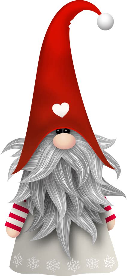 Best Christmas Gnome Clip Art Black And White Images Download For Free