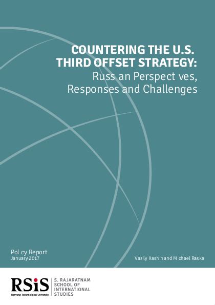 Pdf Countering The Us Third Offset Strategy Russian Perspectives
