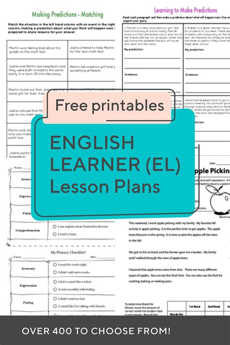 English Language Lesson Plans For Teachers Free