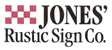 Jones Rustic Sign Co Cambridge Sales Inc