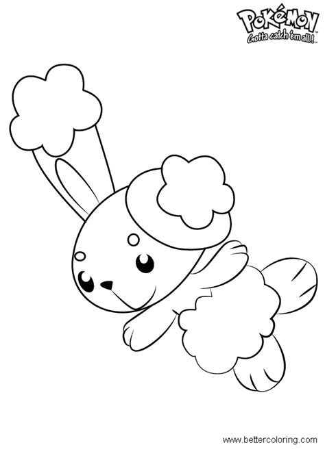Pokemon Buneary Coloring Pages Coloring Pages