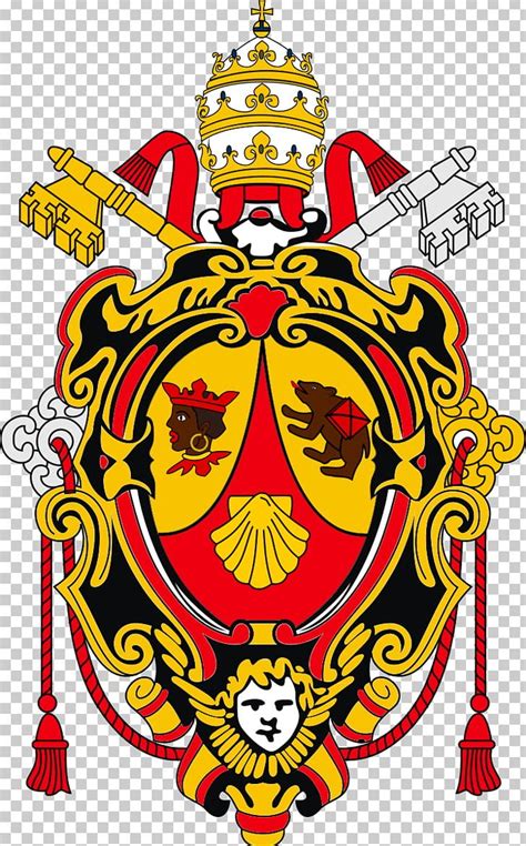Here is a colouring page of pope francis's coat of arms. Coat Of Arms Of Pope Benedict XVI Papal Coats Of Arms Coat ...