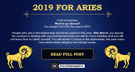 Know the issues and trials that may arise in the dynamic ram's life. Aries Horoscope Predictions 2019 - Horoscope India by ...