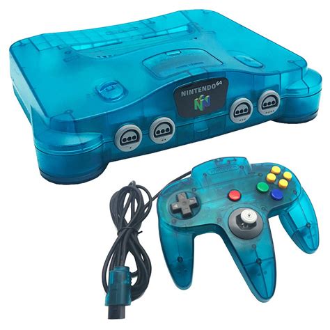 Máy Nintendo 64 Aqua Blue Xanh Ngọc Hàng Full Box Shopmaygamecom