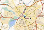 Angers Map and Angers Satellite Image