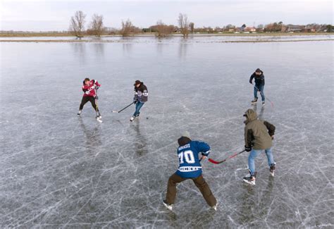 People Skating On Frozen Ponds ‘could Fall Through Thin Ice