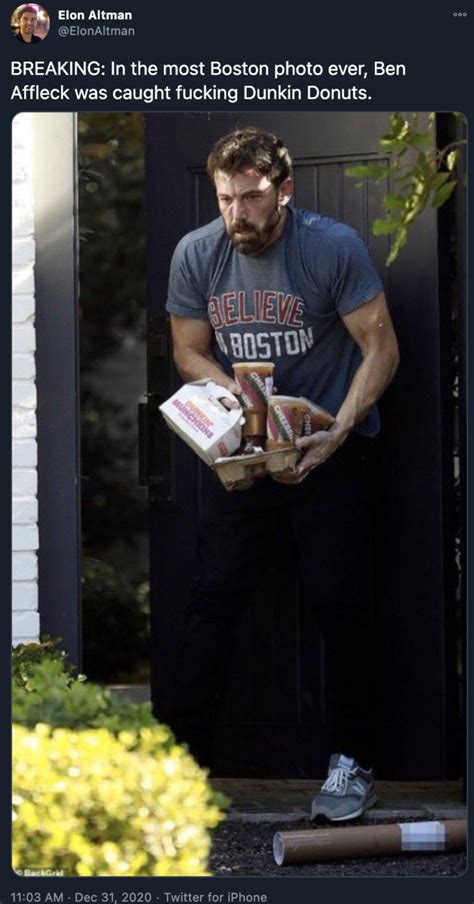 Breaking In The Most Boston Photo Ever Ben Affleck Was Caught F