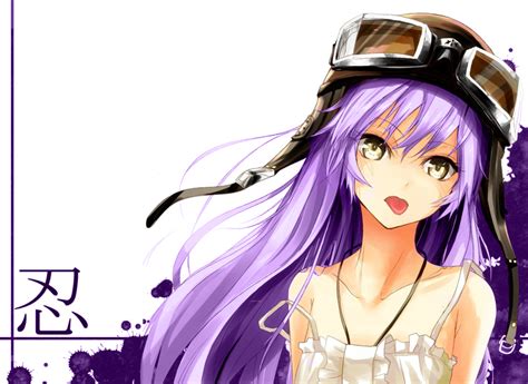 Purple Haired Anime Girl By Akumadainashi On Deviantart