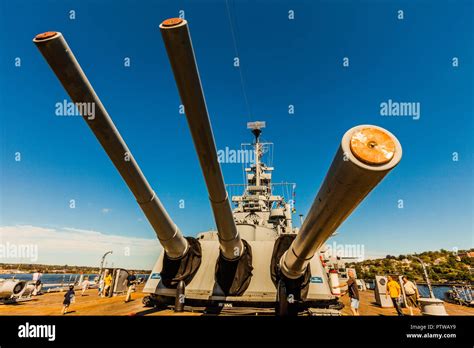 Battleship Cove Fall River Massachusetts Usa Stock Photo Alamy