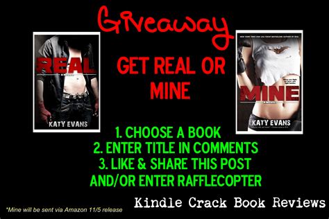 Ebooks Giveaway Of Mine And Real By Katy Evans Kindle Crack Book Reviews Facebook Com