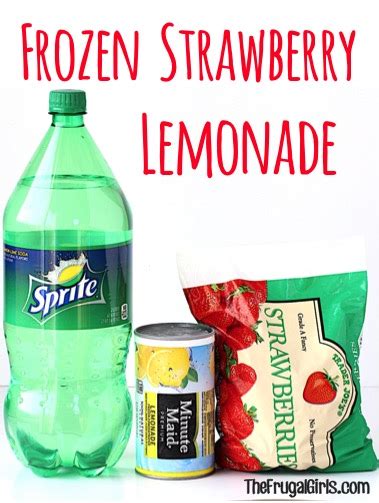 Frozen Strawberry Lemonade Recipe 4 Ingredient Slush