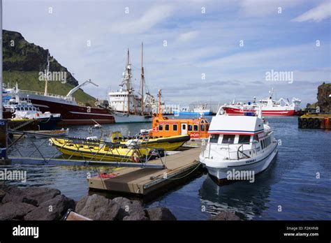 Harbor At Heimaey Westman Islands Iceland Stock Photo Alamy