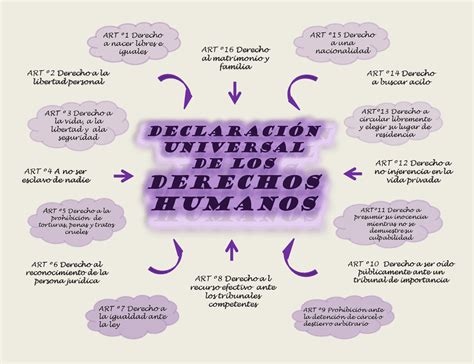 Sinoptico Declaracion Universal De Los Derechos Humanos Esquemas Y