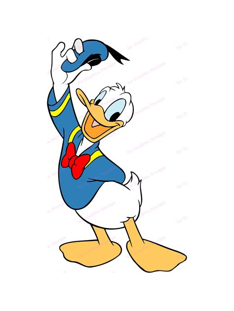 Donald Duck Svg 9 Svg Dxf Cricut Silhouette Cut File Etsy