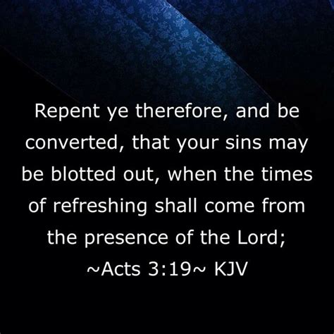 Acts 319 Kjv Bible Quotes Bible Verses Scripture Acts 3 19 Times