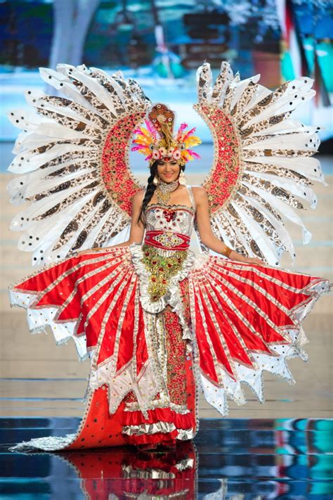 It is derived from indonesian culture and indonesian traditional textile traditions. All the Times Indonesia Put Other Countries to Shame with its Miss Universe Costumes