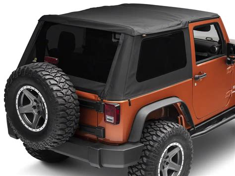 Bestop Jeep Wrangler Trektop NX Soft Top Black Twill 56852 17 07 18