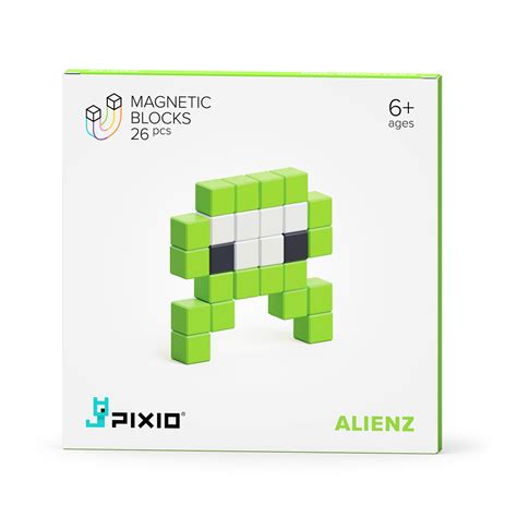 Pixio Mini Monster Alienz 26 Magnetic Blocks In 3 Colors Free App