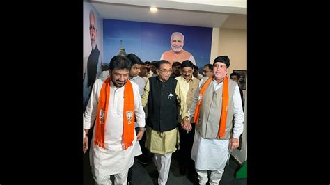 days before gujarat polls congress lawmaker joins bjp latest news india hindustan times