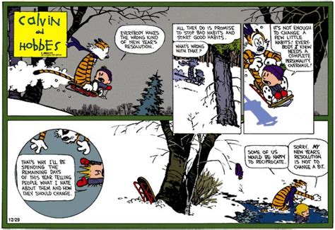 Ano Novo Calvin And Hobbes Comics Calvin And Hobbes Calvin
