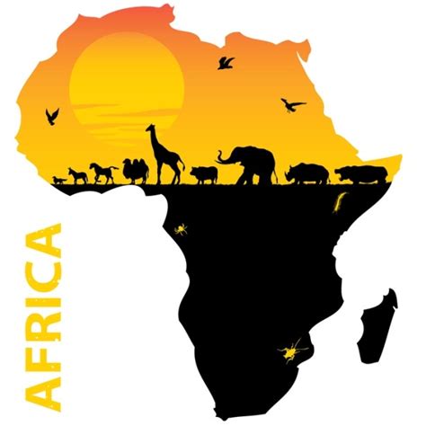 Map Of Africa Clipart Clipart Best