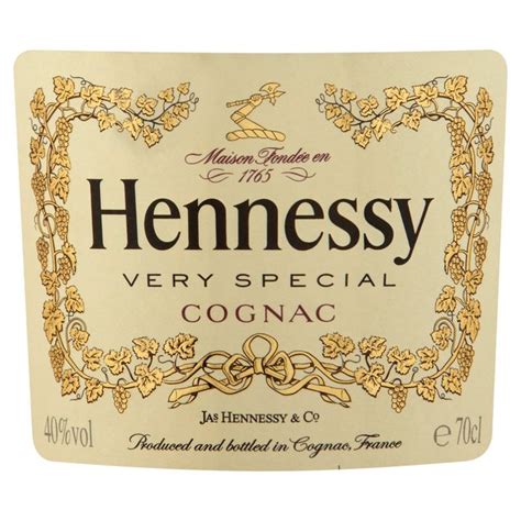 Hennessy Vs Cognac 70cl From Ocado