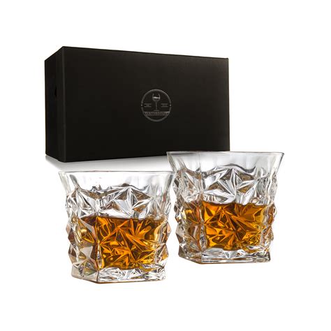 Diamond Luxury Elegant Whiskey Glasses Wine Savant Touch Of Modern