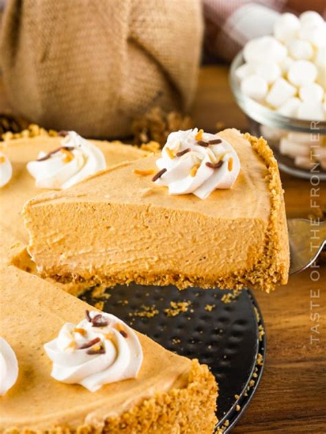 No Bake Pumpkin Pie Without Pudding Recipe Taste Of The Frontier