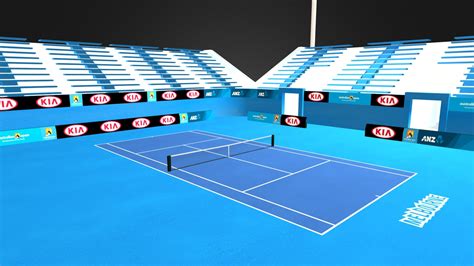 Australian Open Tennis Court 3d Model By Wales Wang Walesisoter