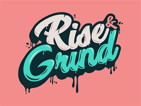 30 Custom Lettering Designs With Drips Runs And Splatters With Images