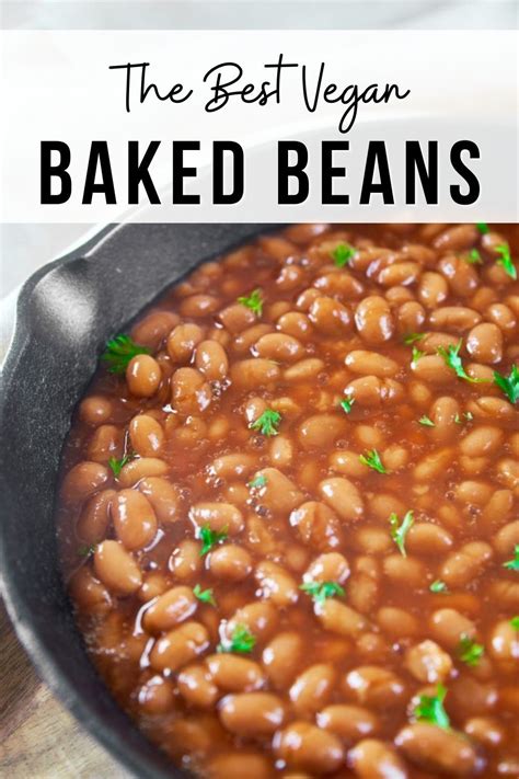 Easy Vegan Baked Beans Recipe 1 Pot Recipe Baked Bean Recipes