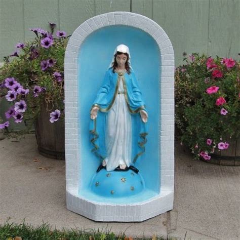 Beautiful 25 Color Our Lady Of Grace Grotto Mary Shrine Garden Yard