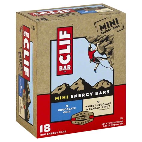 Clif Bar Mini Energy Bars Variety Pack 1 Oz 18 Count