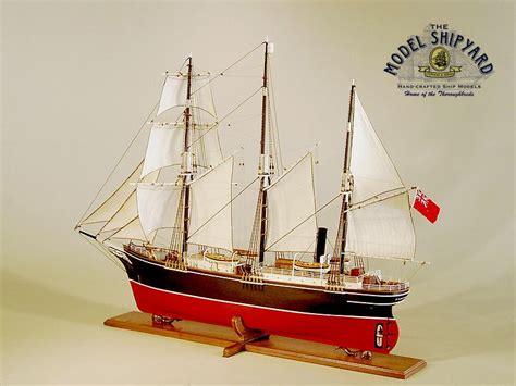 Museum Quality Wooden Historic Sailing Ship Model Of The Endurance For