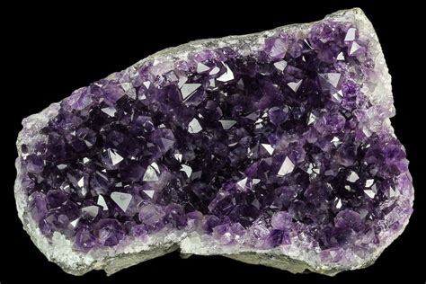 52 Dark Purple Amethyst Crystal Cluster Uruguay 123819 For Sale